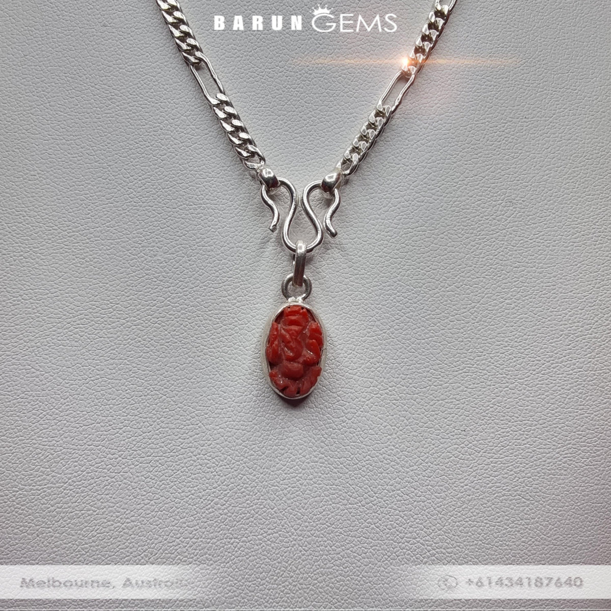 Ganesh Muga Necklace – Barun Gems