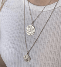 Load image into Gallery viewer, Silver Coin Necklace