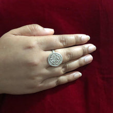 Load image into Gallery viewer, Silver Coin Ring