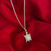 Load image into Gallery viewer, Silver Turtle Necklace