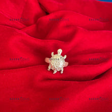 Load image into Gallery viewer, Silver Turtle Ring