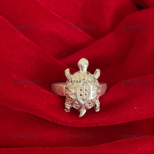 Load image into Gallery viewer, Silver Turtle Ring