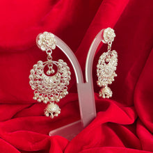 Load image into Gallery viewer, Silver Ramleela Jhumka