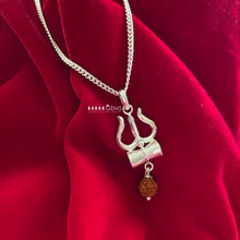Load image into Gallery viewer, Trishul Rudraksha Necklace
