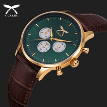 Load image into Gallery viewer, Gurkha Urban Chrono Green Dial
