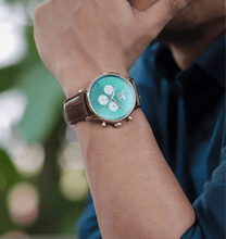 Load image into Gallery viewer, Gurkha Urban Chrono Green Dial