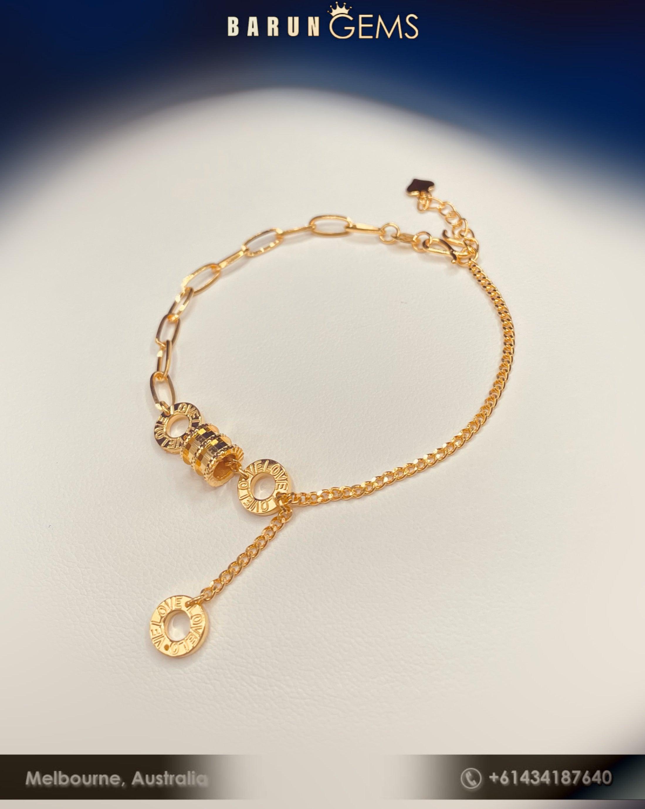 24k gold bracelet cost deals