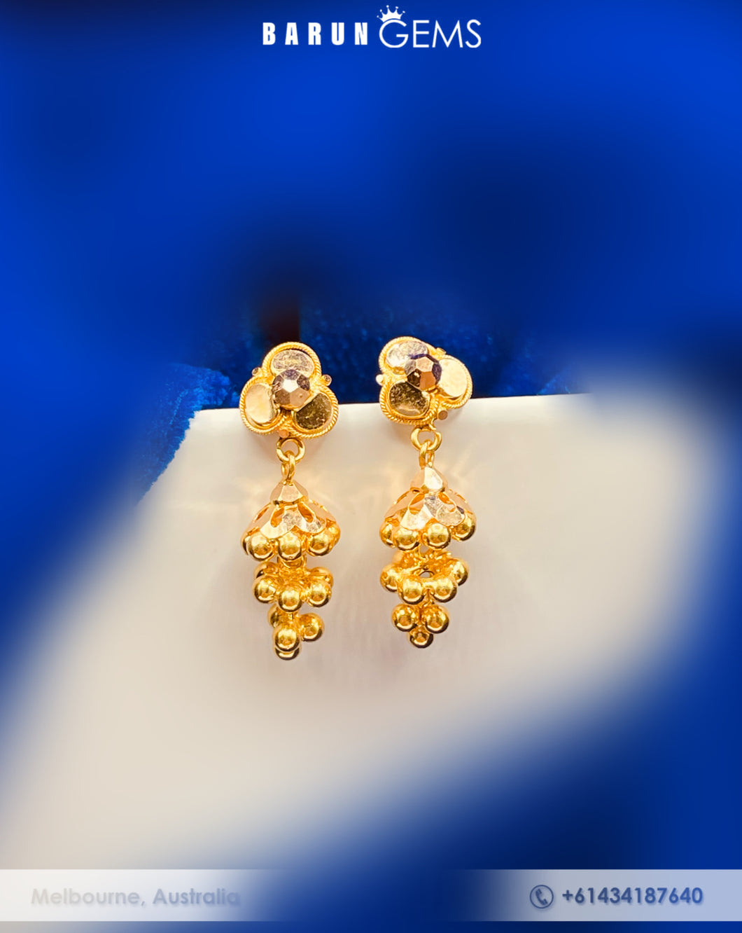 Gold Pinjada Earrings