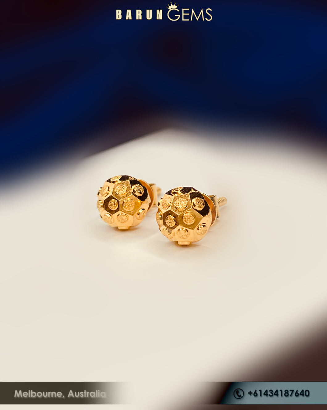 Gold Ear Studs