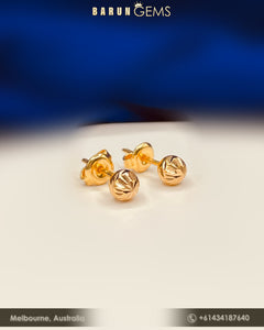 Striped Bead Studs