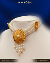 Load image into Gallery viewer, Pearl Choker (with fringe)
