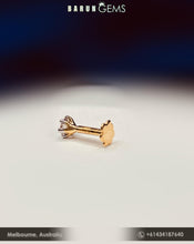 Load image into Gallery viewer, 14K Diamond Nose Pin
