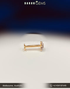 14K Diamond Nose Pin