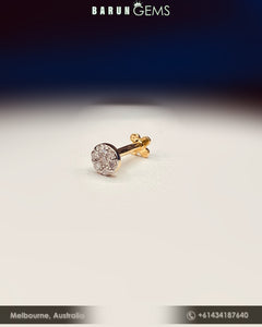 14K Diamond Nose Pin