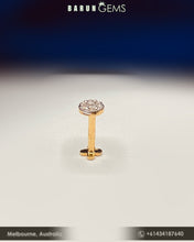 Load image into Gallery viewer, 14K Diamond Nose Pin
