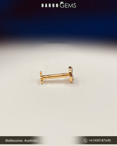 14K Diamond Nose Pin