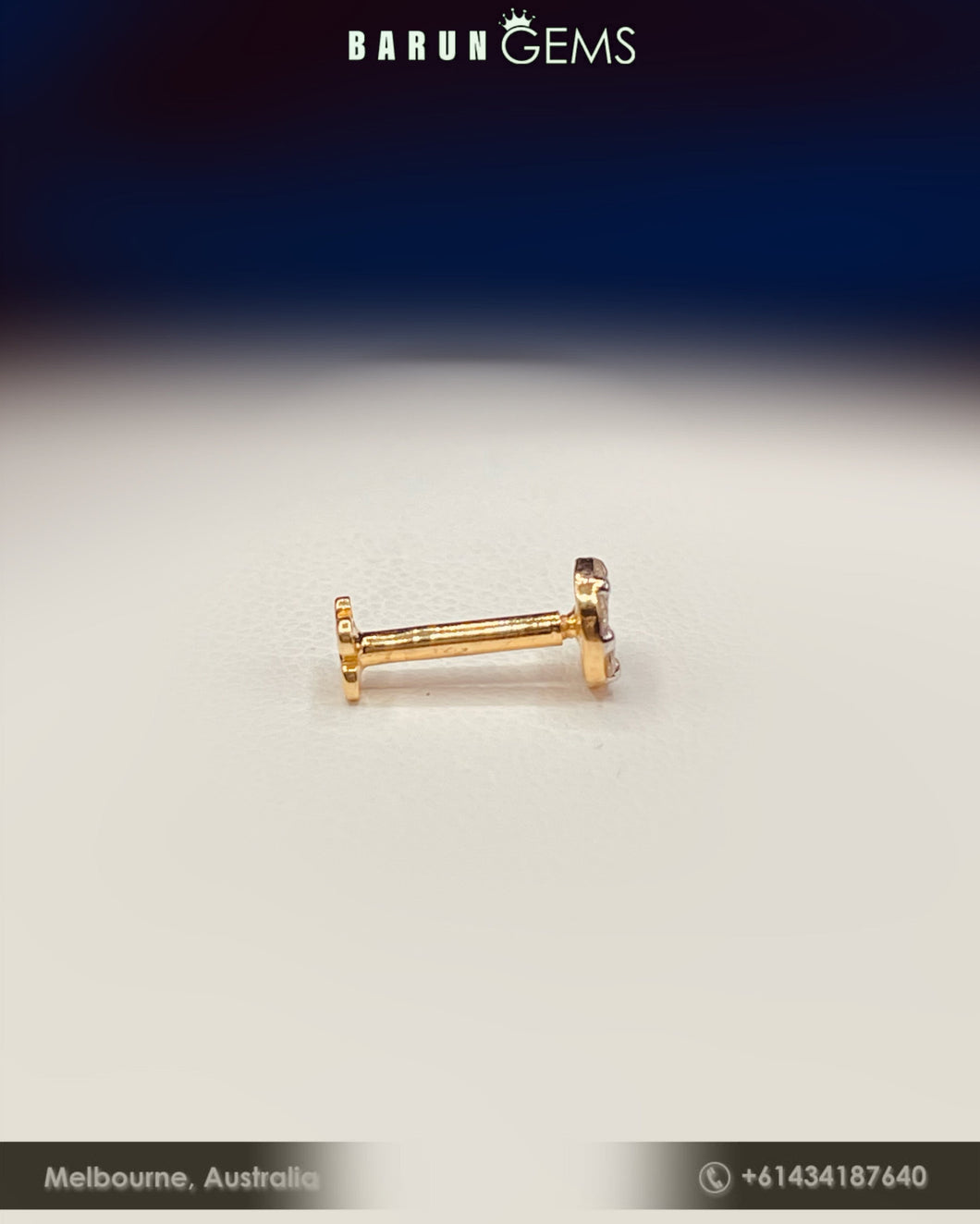 14K Diamond Nose Pin