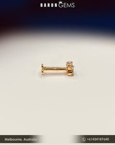 14K Diamond Nose Pin