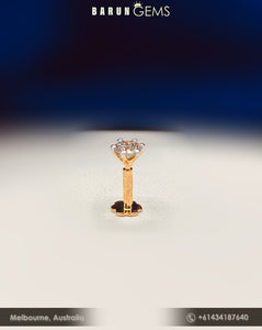 14K Diamond Nose Pin