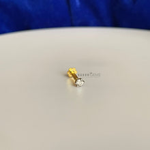 Load image into Gallery viewer, 14K Diamond Nose Pin
