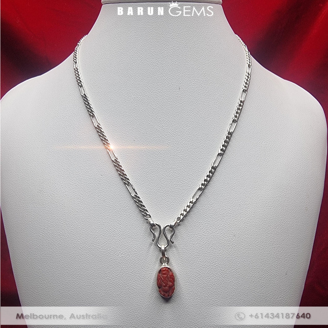 Ganesh Muga Necklace