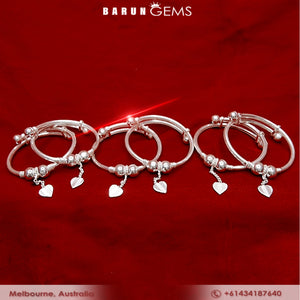 Silver  Bangles (Baby/Toddler)