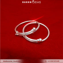 Load image into Gallery viewer, Silver  Bangles (Baby/Toddler)
