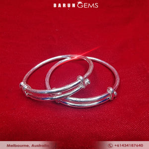 Silver  Bangles (Baby/Toddler)