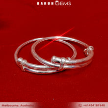 Load image into Gallery viewer, Silver  Bangles (Baby/Toddler)
