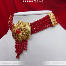 Load image into Gallery viewer, Red Choker (with fringe)
