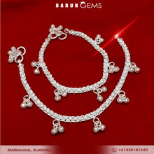 Load image into Gallery viewer, Silver Anklets (Toddler)
