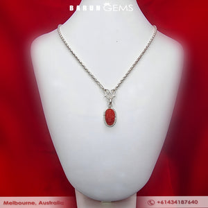 Ganesh Muga Necklace