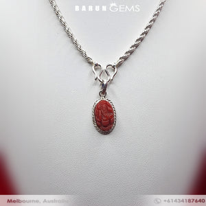 Ganesh Muga Necklace