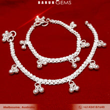 Load image into Gallery viewer, Silver Anklets (Toddler)
