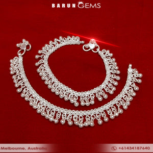 Silver Anklets (Adult)