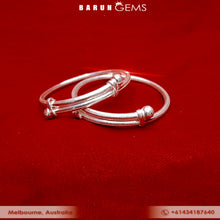 Load image into Gallery viewer, Silver  Bangles (Baby/Toddler)
