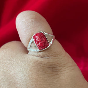 Ganesh Muga Ring (Rectangle)