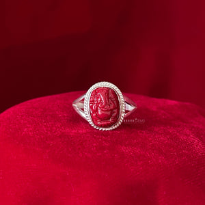 Ganesh Muga Ring (Oval)