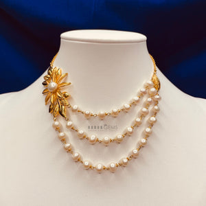 Gold & Pearl Choker/Necklace (Baby/Toddler)