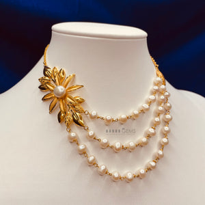 Gold & Pearl Choker/Necklace (Baby/Toddler)