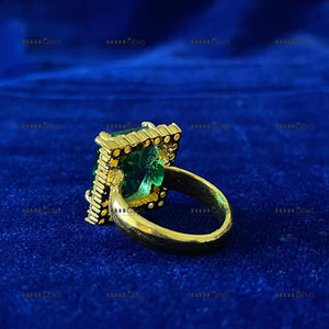 Green Stone Ring