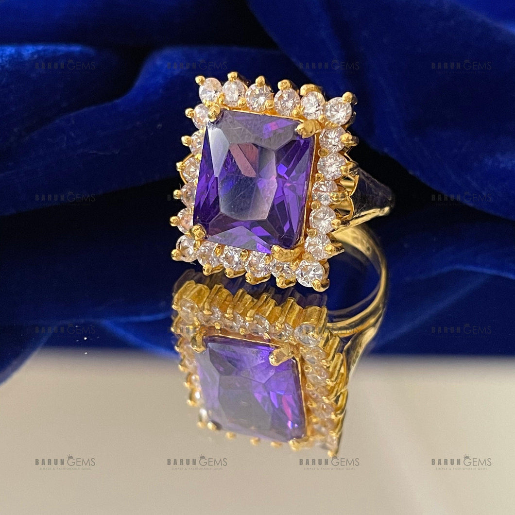 Purple Stone Ring