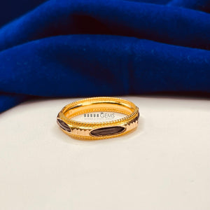 Elephant Hair Gold Band