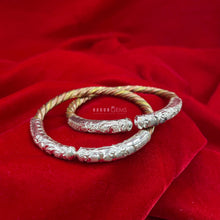 Load image into Gallery viewer, Silver Pancharatna Bangles (Baby/Toddler)
