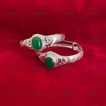 Load image into Gallery viewer, Green Coral Bangles (Baby/Toddler)
