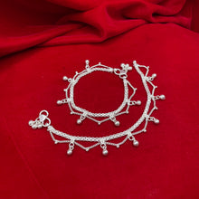 Load image into Gallery viewer, Silver Anklets (Toddler/Tweens)
