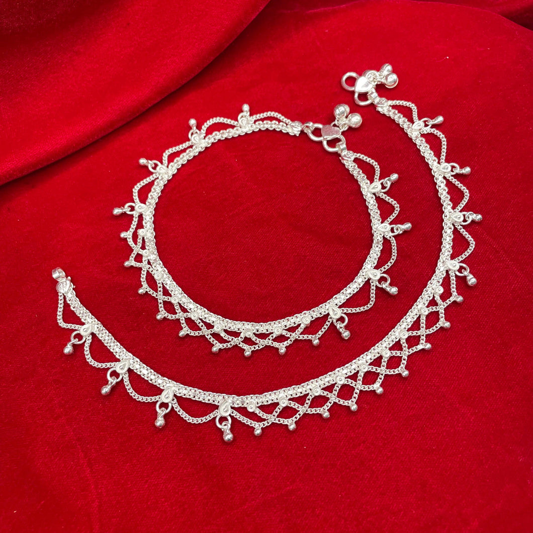 Silver Anklets