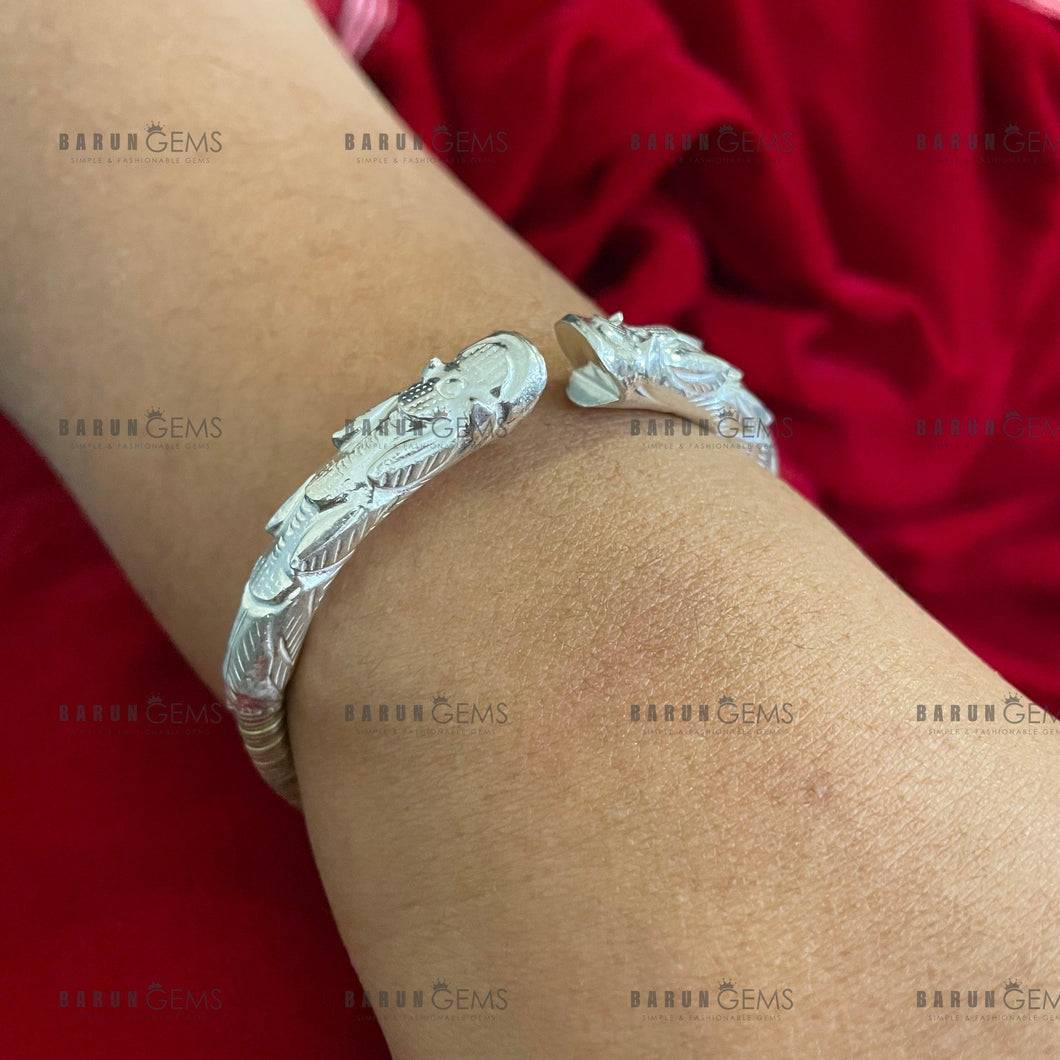 Silver Pancharatna Bangle