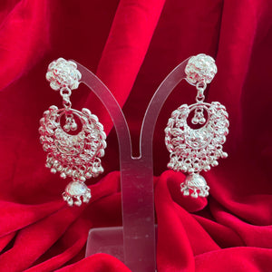 Silver Ramleela Jhumka