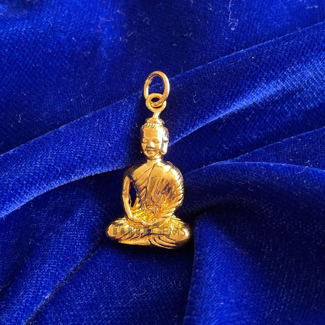 Gold Buddha Pendant